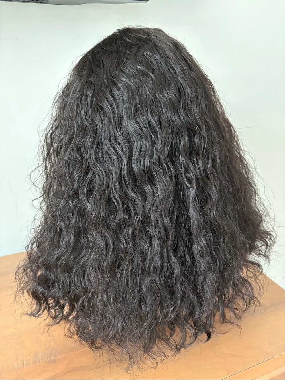 Natural Black Wavy Raw Hair Wig